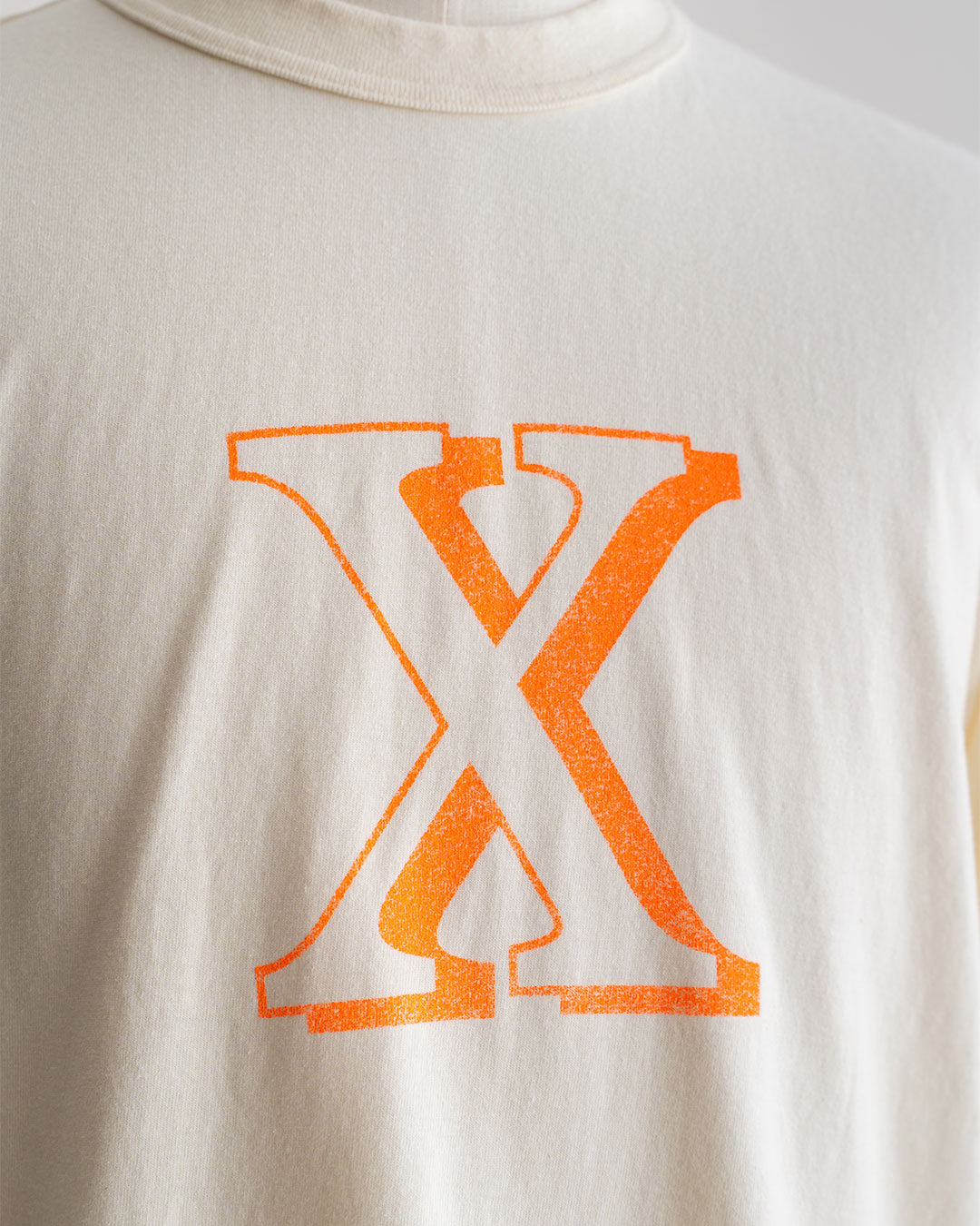 【Blurhms Rootstock】Cotton Rayon 88 / 12 Print Tee "X-X"『Wide』