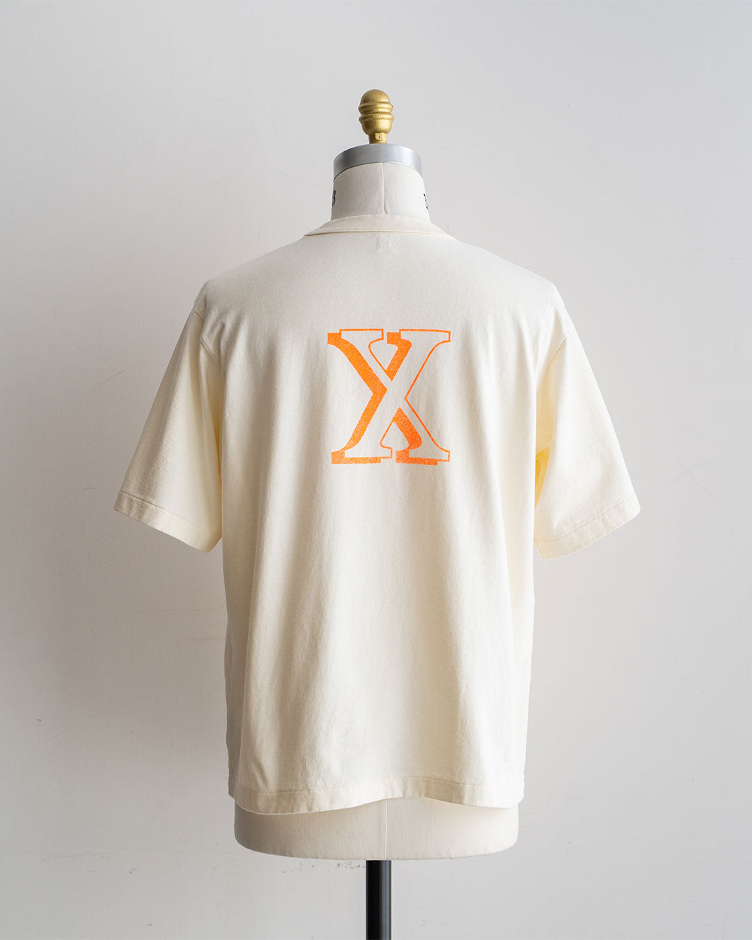 【Blurhms Rootstock】Cotton Rayon 88 / 12 Print Tee "X-X"『Wide』