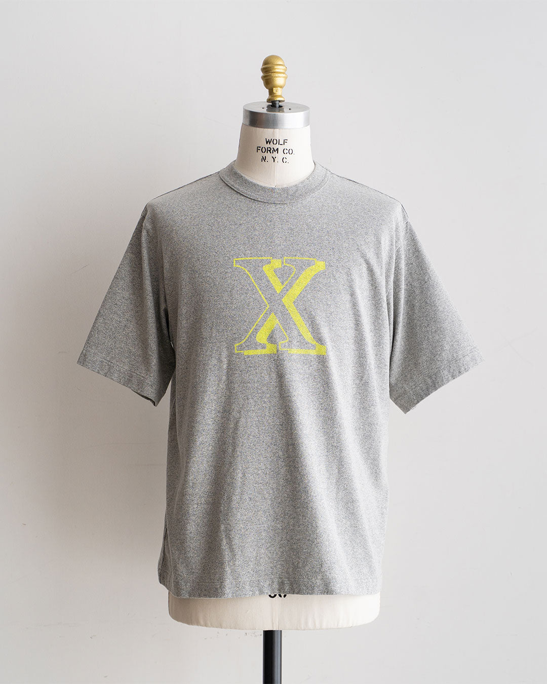 【Blurhms Rootstock】Cotton Rayon 88 / 12 Print Tee "X-X"『Wide』