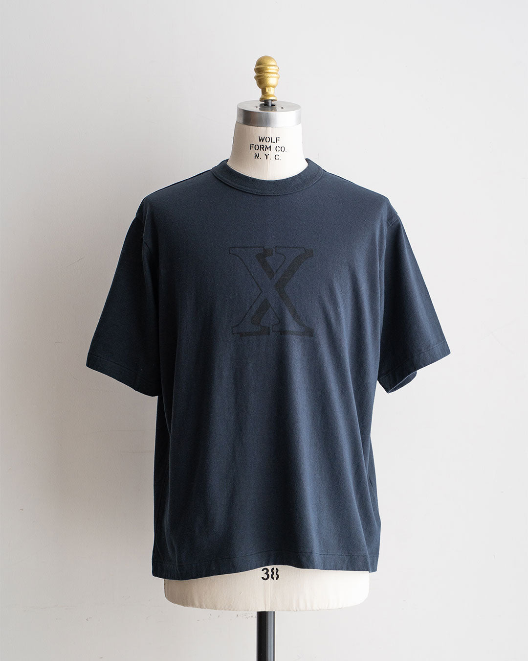 【Blurhms Rootstock】Cotton Rayon 88 / 12 Print Tee "X-X"『Wide』