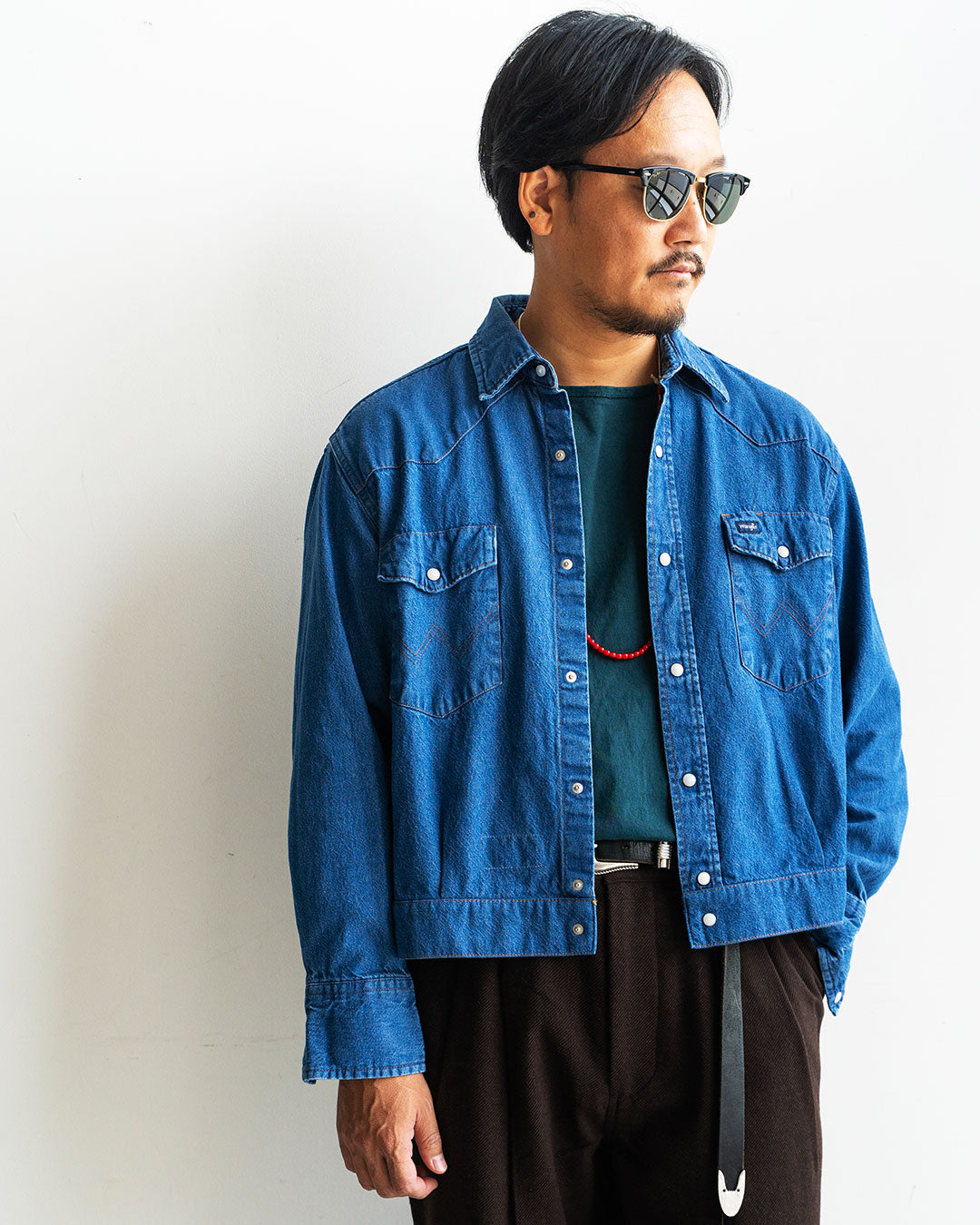 HEXICO】Short Denim Western 『80-90s Western Shirt』⑦ – FORT