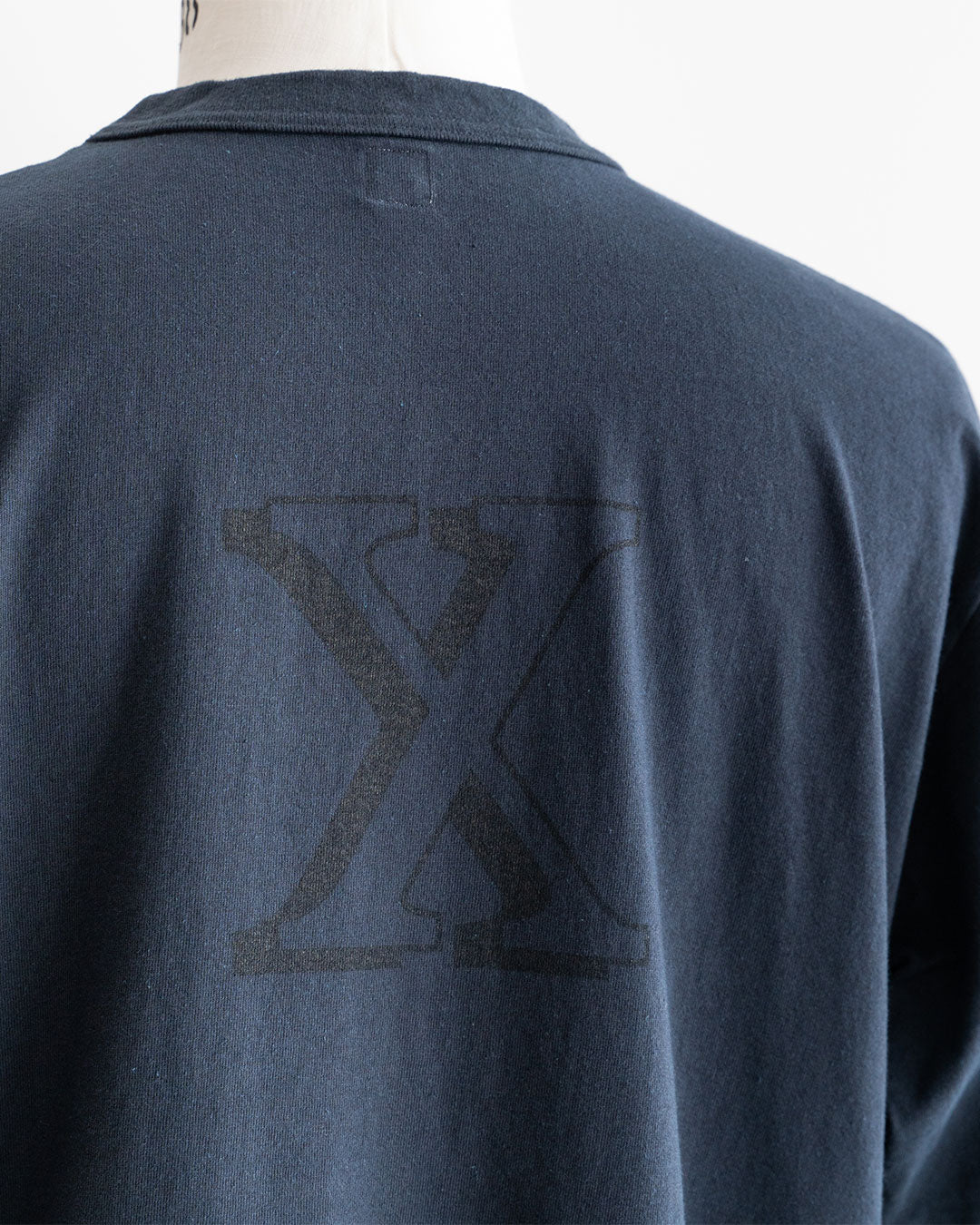 【Blurhms Rootstock】Cotton Rayon 88 / 12 Print Tee "X-X"『Wide』