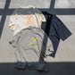 【Blurhms Rootstock】Cotton Rayon 88 / 12 Print Tee "X-X"『Wide』