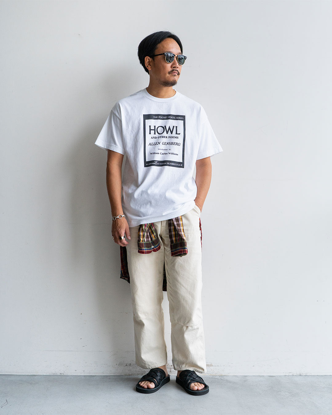 身長175cm　体重69kg / 着用サイズ L / COLOR White
