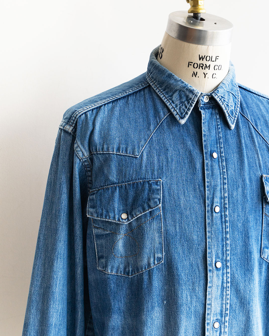 【HEXICO】Short Denim Western 『80-90s Western Shirt』⑤