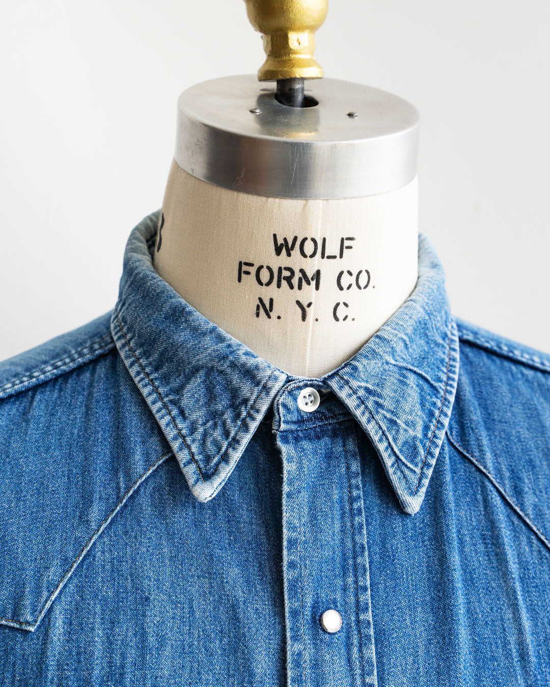 【HEXICO】Short Denim Western 『80-90s Western Shirt』⑤