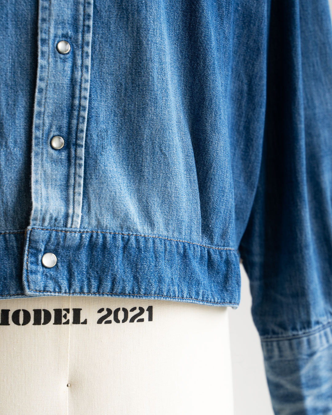【HEXICO】Short Denim Western 『80-90s Western Shirt』⑤