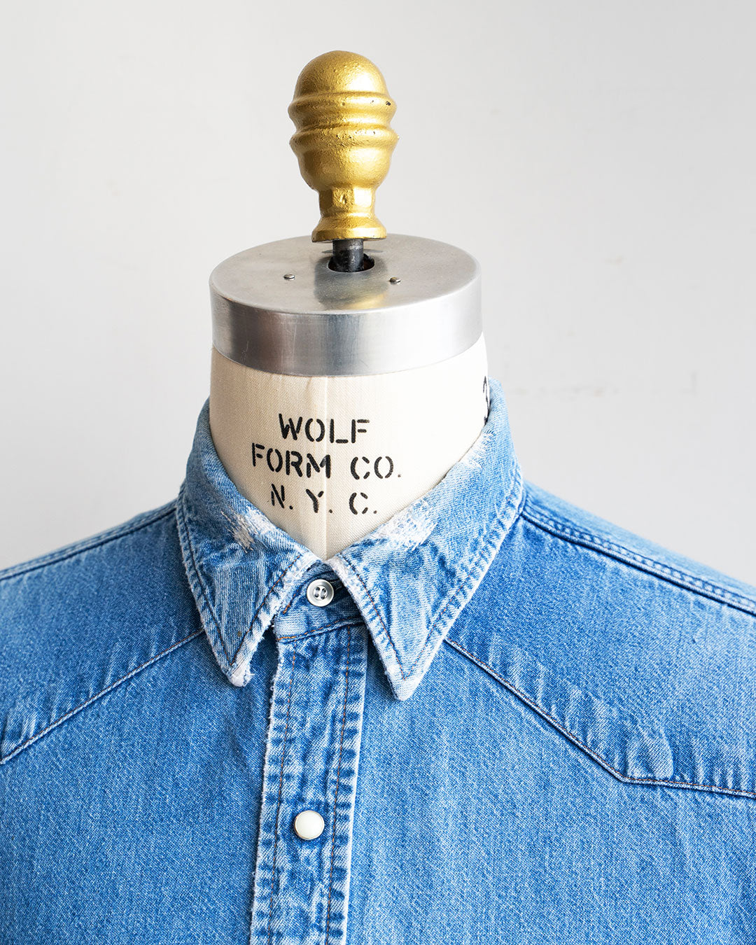 【HEXICO】Short Denim Western 『80-90s Western Shirt』⑥