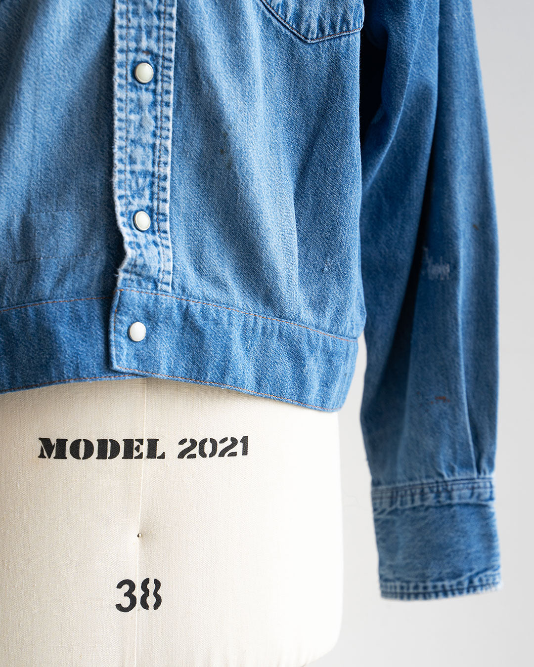 【HEXICO】Short Denim Western 『80-90s Western Shirt』⑥