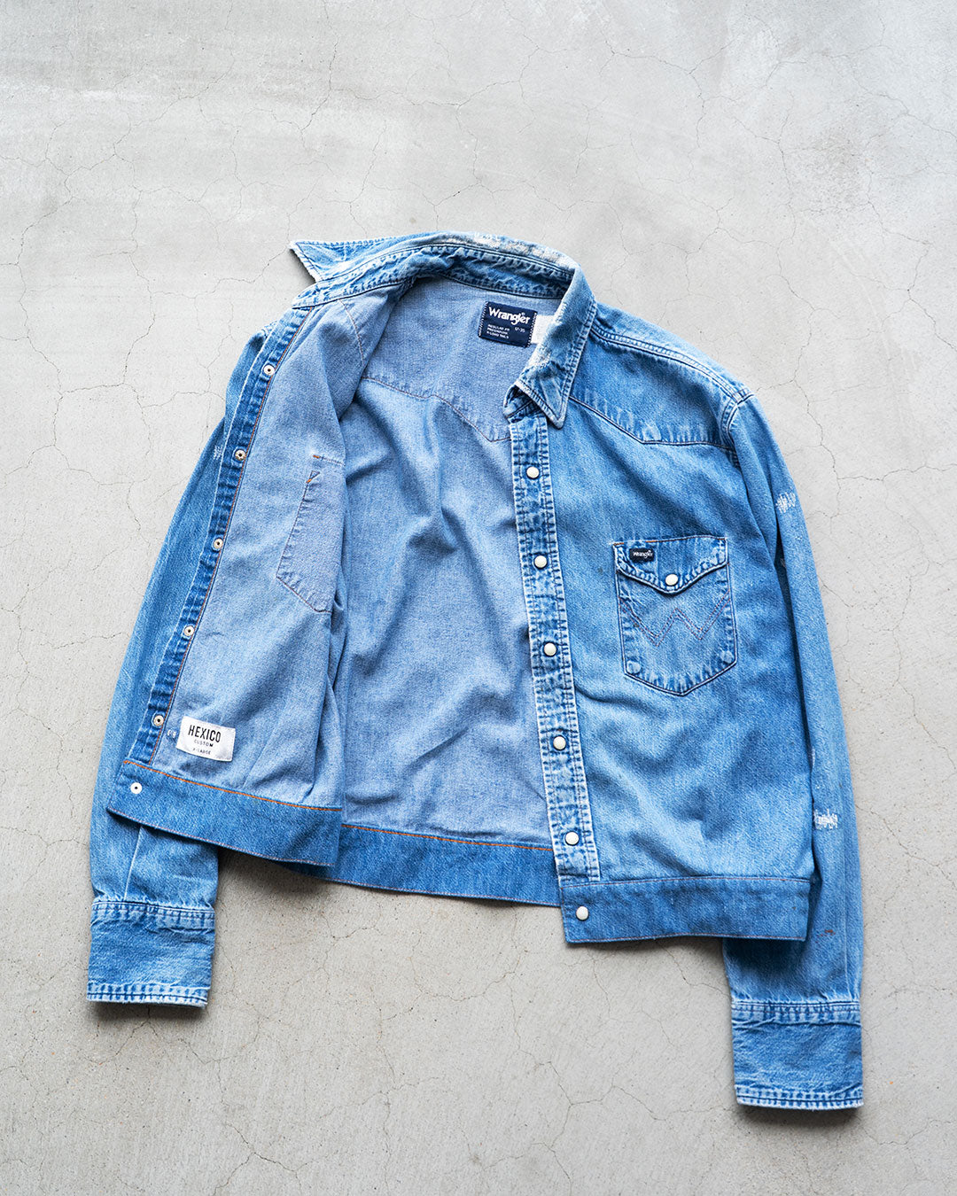 【HEXICO】Short Denim Western 『80-90s Western Shirt』⑥
