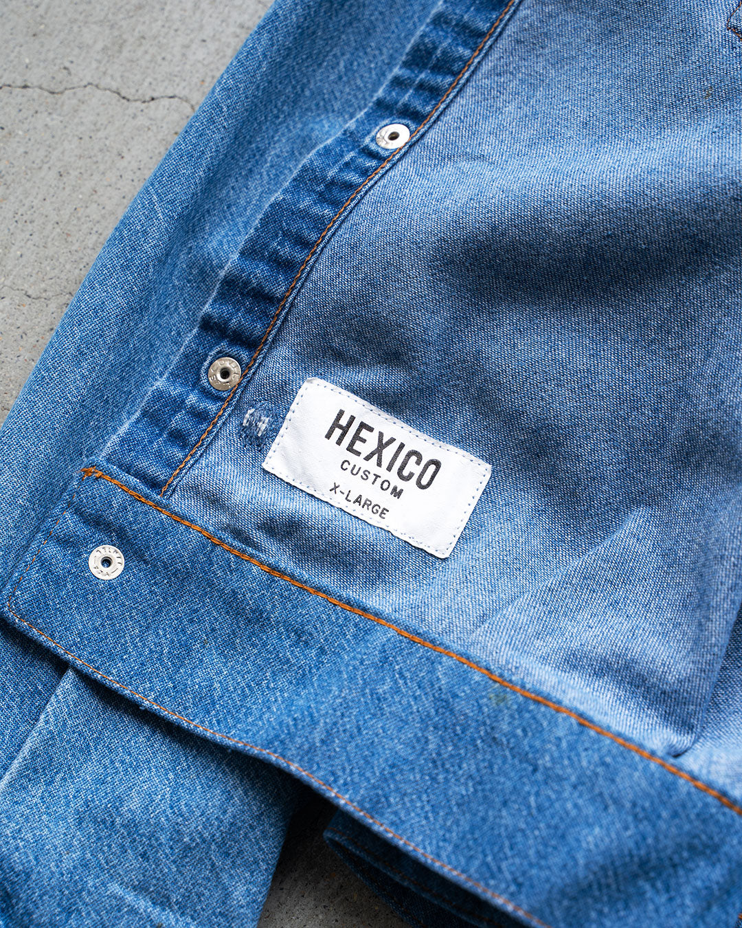 【HEXICO】Short Denim Western 『80-90s Western Shirt』⑥