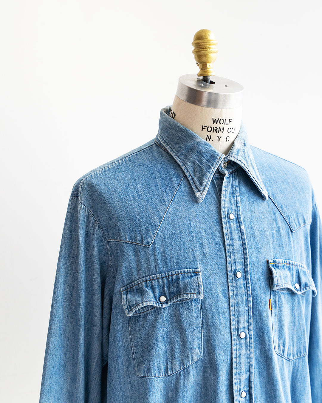 【HEXICO】Short Denim Western 『80-90s Western Shirt』⑦