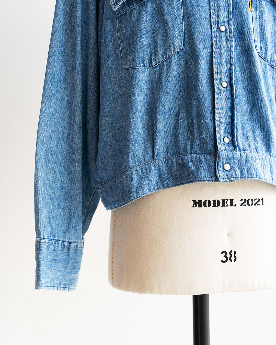 【HEXICO】Short Denim Western 『80-90s Western Shirt』⑦