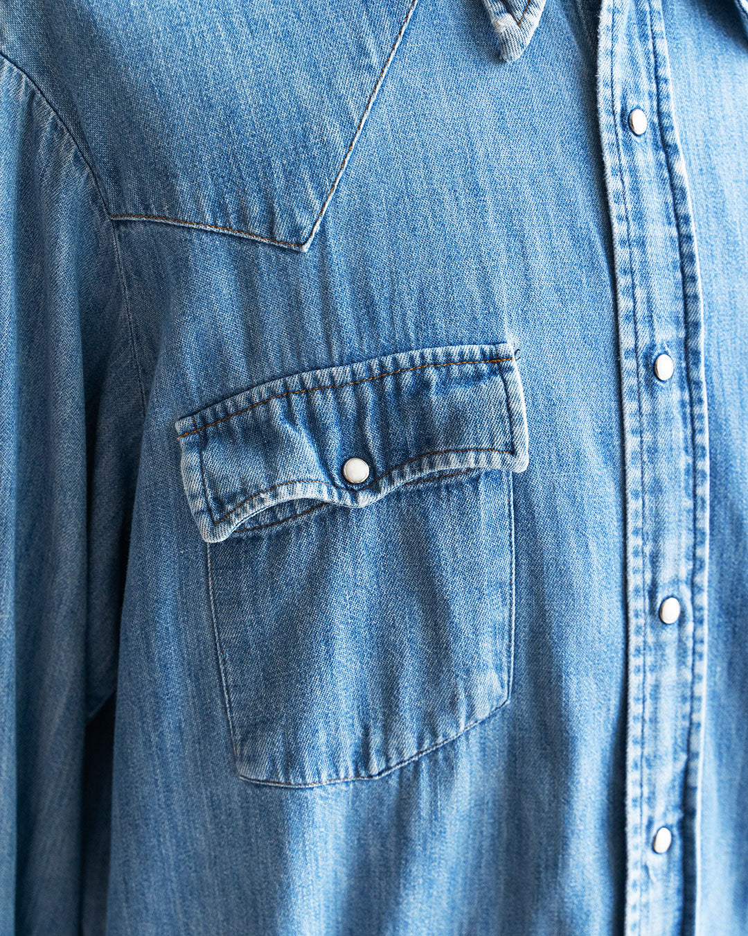 【HEXICO】Short Denim Western 『80-90s Western Shirt』⑦