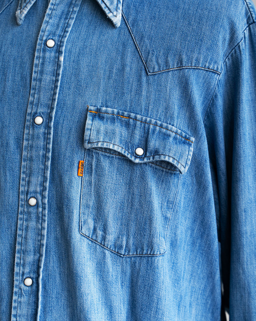 【HEXICO】Short Denim Western 『80-90s Western Shirt』⑦