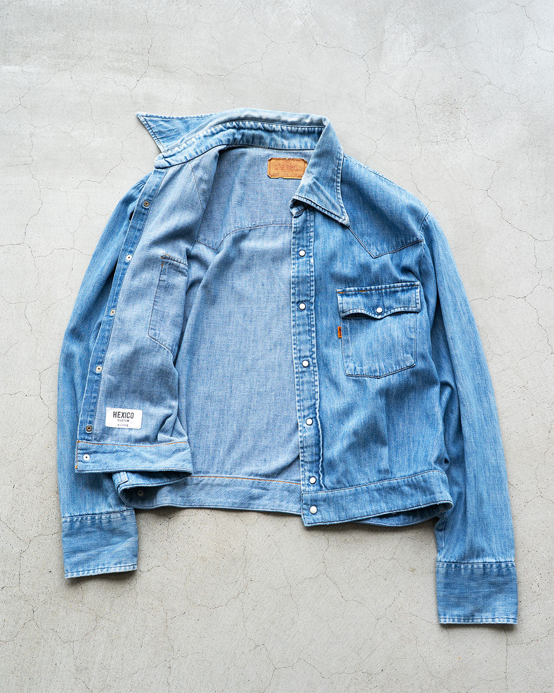 【HEXICO】Short Denim Western 『80-90s Western Shirt』⑦