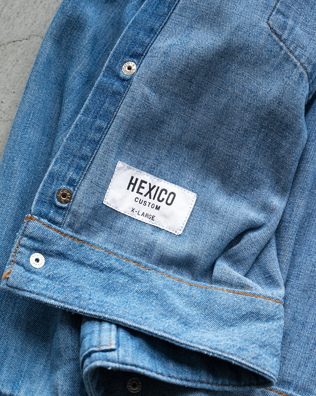 【HEXICO】Short Denim Western 『80-90s Western Shirt』⑦