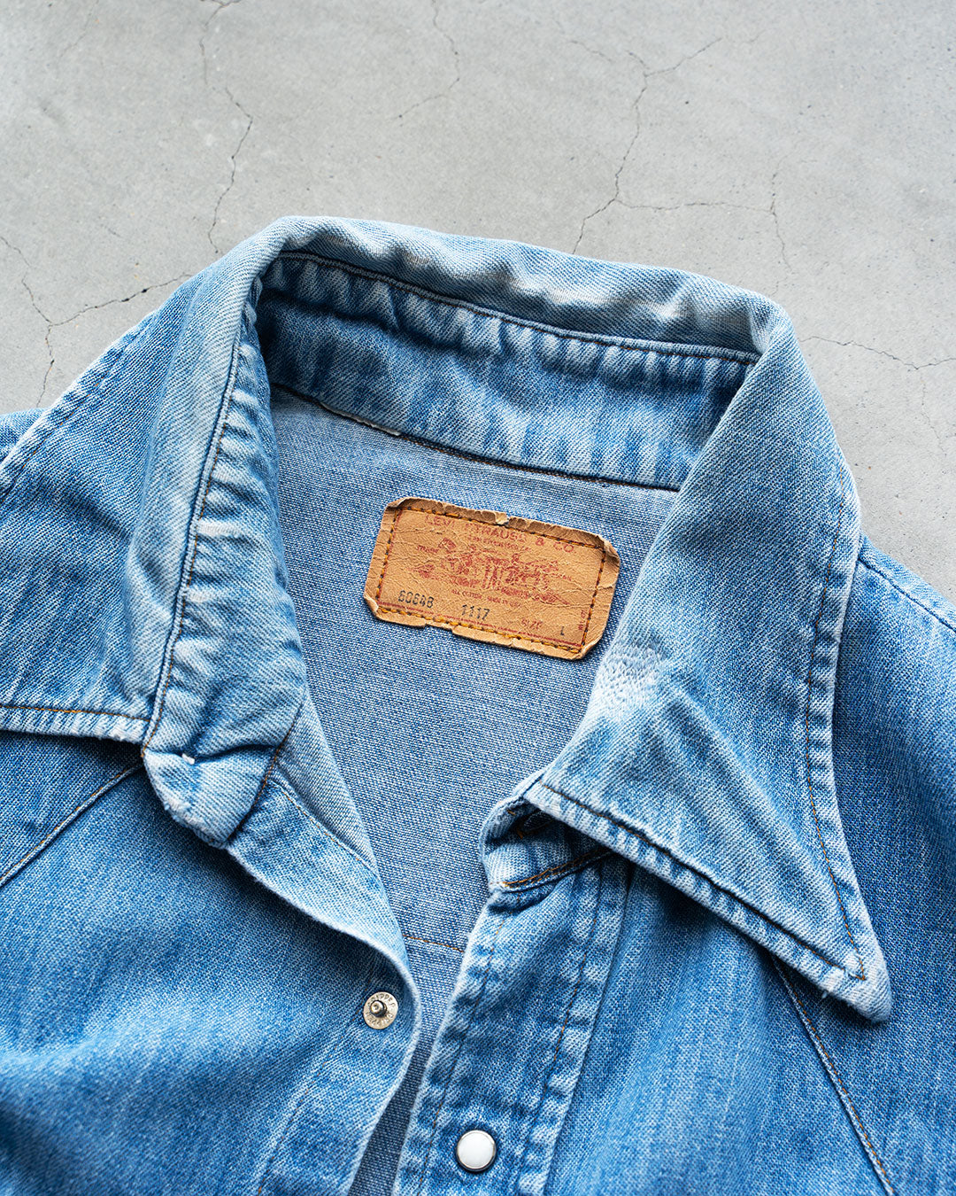 【HEXICO】Short Denim Western 『80-90s Western Shirt』⑦