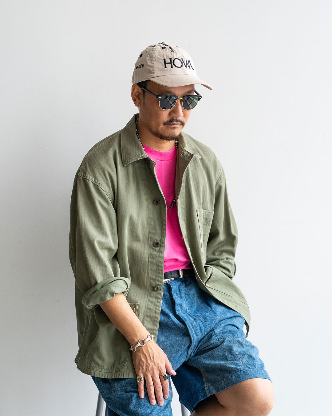 【Oaxaca × City Lights Bookstore】Hand Embroidered Cap 『HOWL』