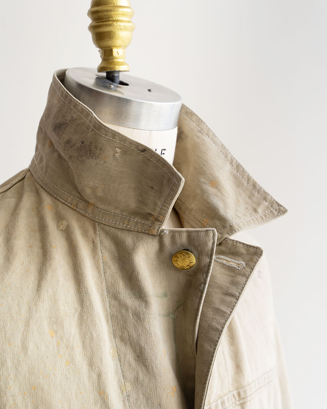 【HEXICO】Coverall .30-40s Style 『US Old Drop Cloth / Brass Button』①