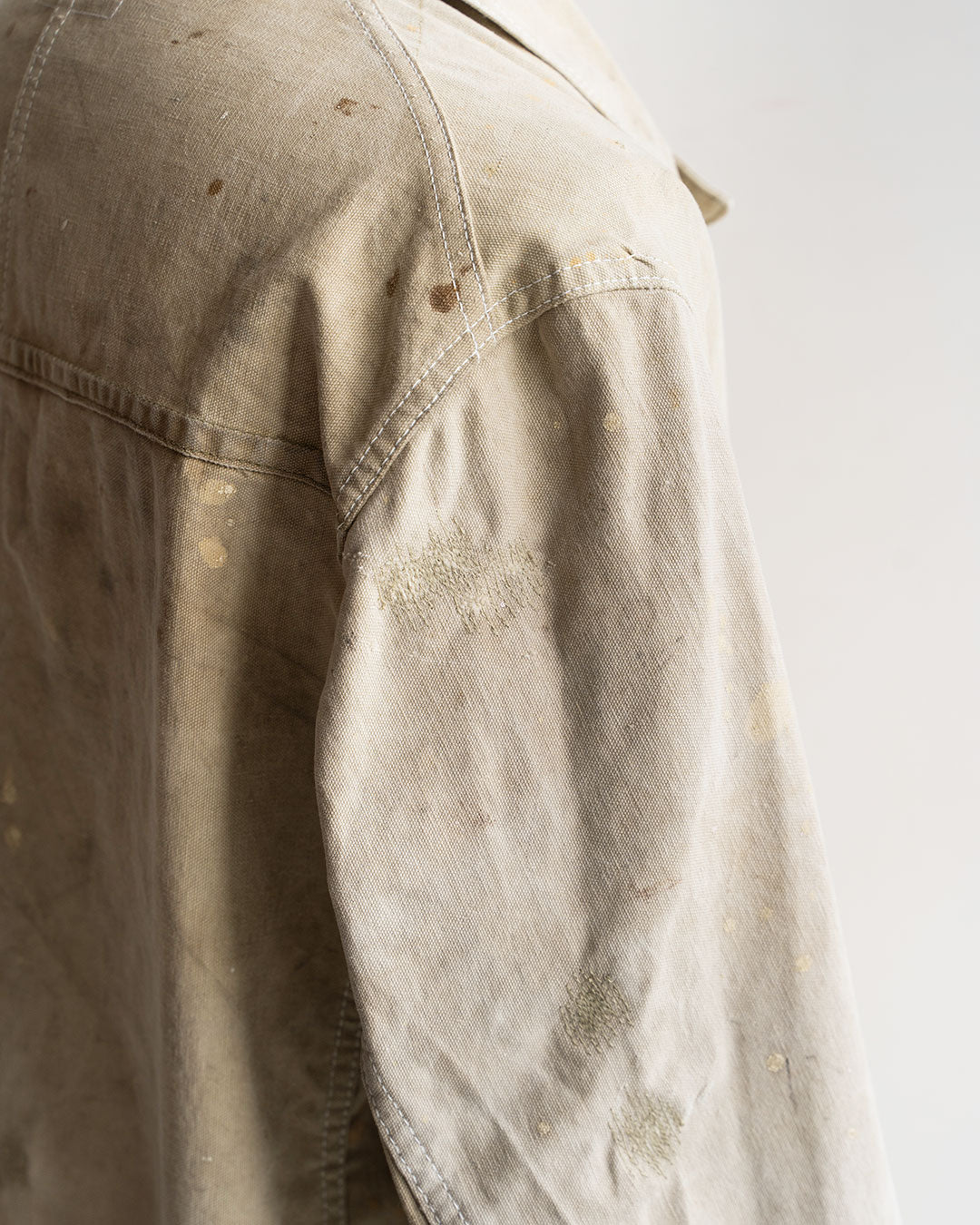 【HEXICO】Coverall .30-40s Style 『US Old Drop Cloth / Brass Button』①