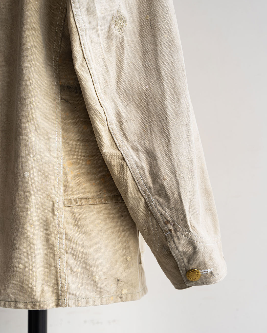 【HEXICO】Coverall .30-40s Style 『US Old Drop Cloth / Brass Button』①