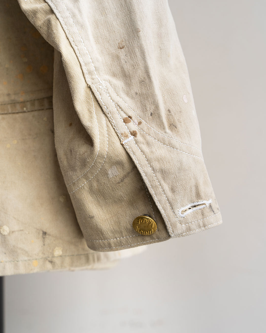 【HEXICO】Coverall .30-40s Style 『US Old Drop Cloth / Brass Button』①
