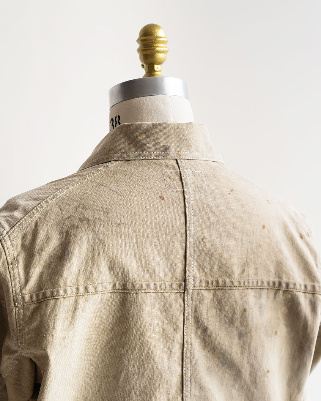 【HEXICO】Coverall .30-40s Style 『US Old Drop Cloth / Brass Button』①