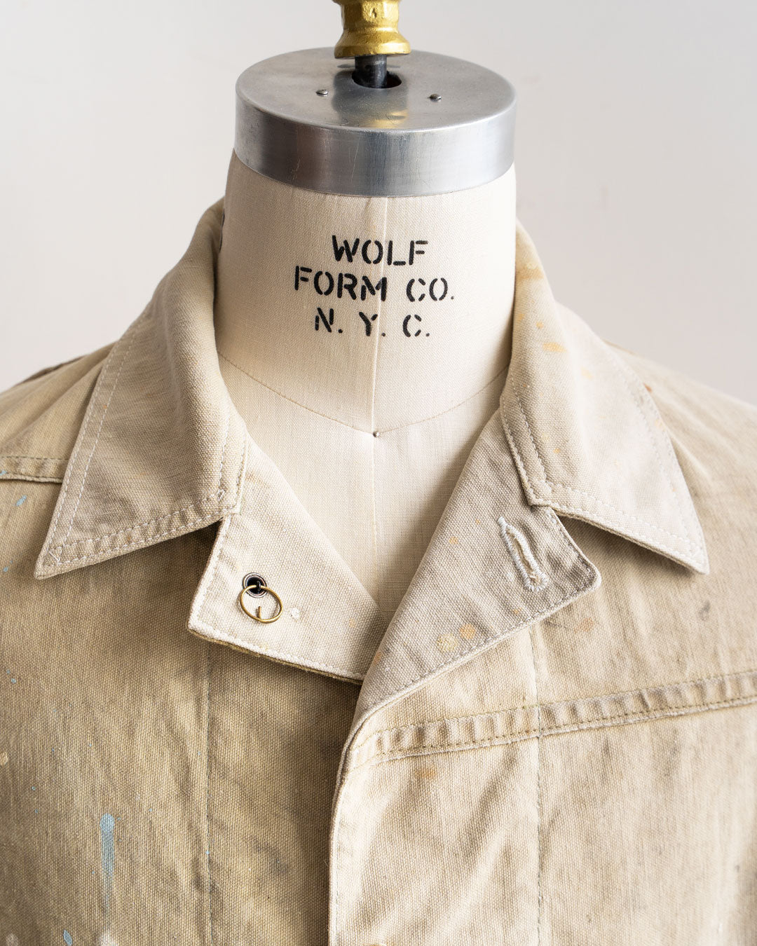 【HEXICO】Coverall .30-40s Style 『US Old Drop Cloth / Brass Button』②