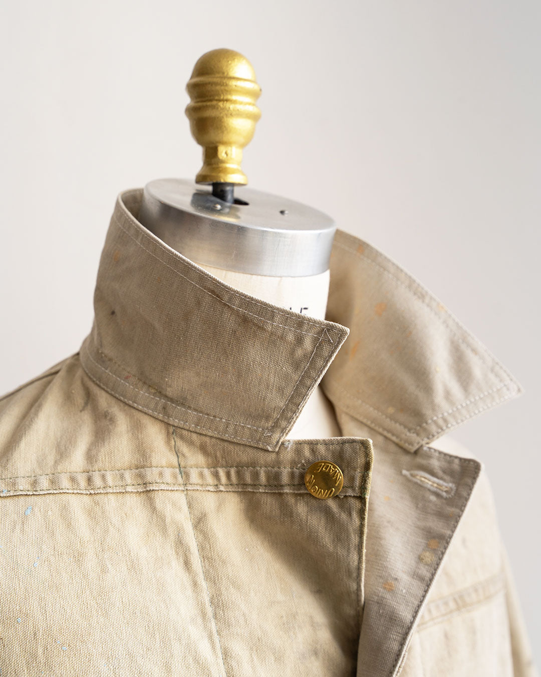 【HEXICO】Coverall .30-40s Style 『US Old Drop Cloth / Brass Button』②