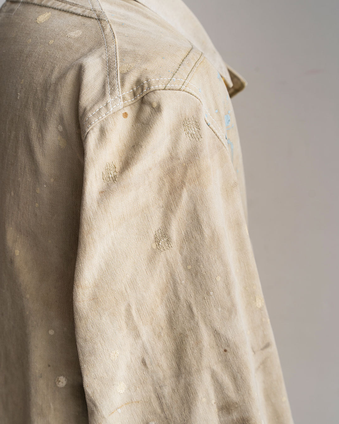 【HEXICO】Coverall .30-40s Style 『US Old Drop Cloth / Brass Button』②