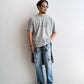モデル 身長175cm　体重69kg　サイズ 2　COLOR  Grey