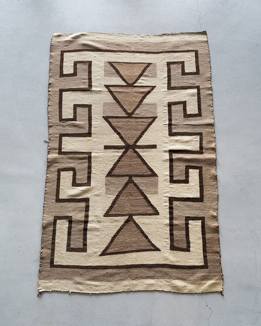 【VINTAGE】40s Navajo Rug 『Good Condition & Design』