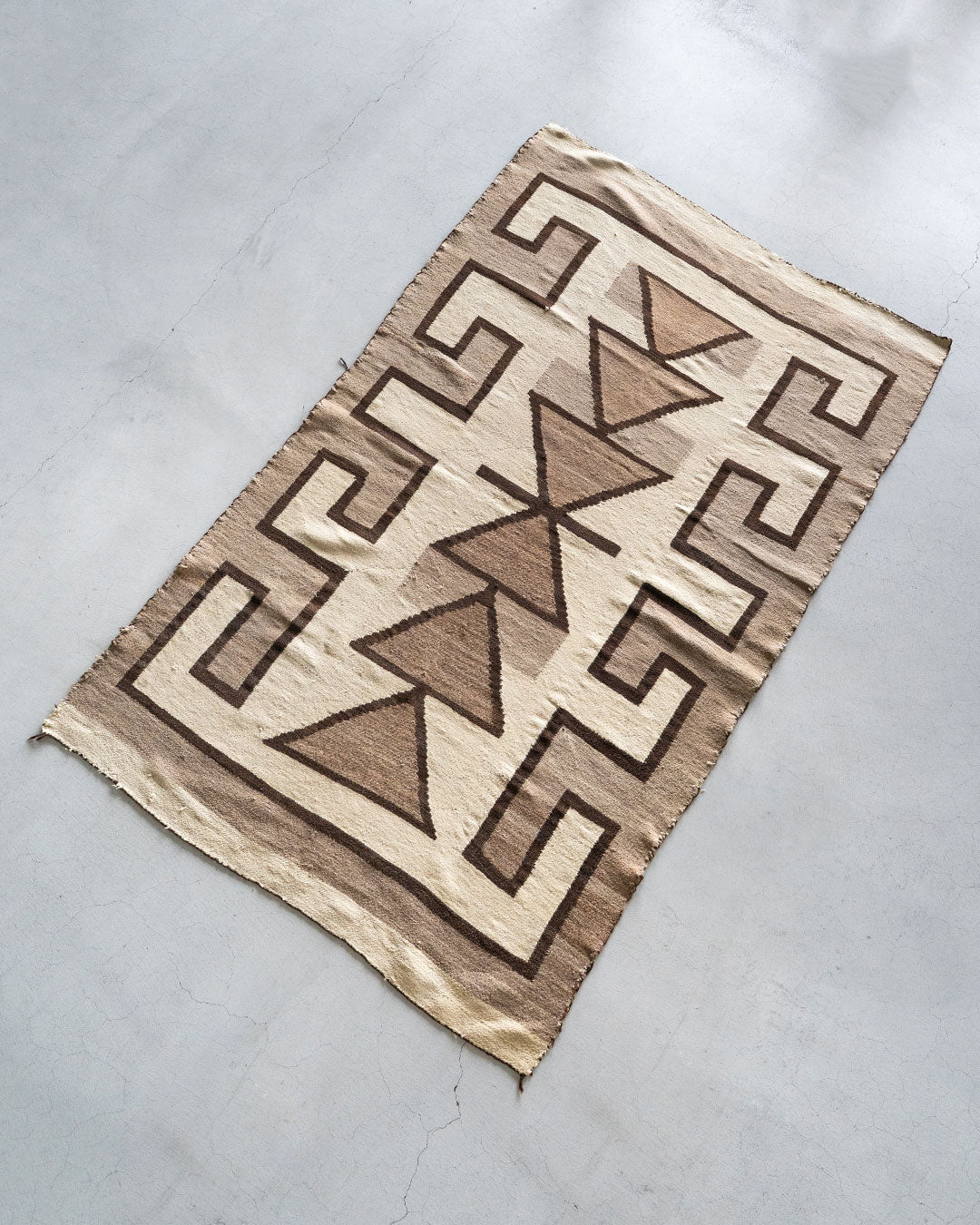 【VINTAGE】40s Navajo Rug 『Good Condition & Design』