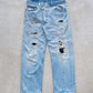 【Re FORT】Levis 501 “Made In USA” 『Crash & Paint』『Size W36』2-③