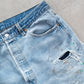 【Re FORT】Levis 501 “Made In USA” 『Crash & Paint』『Size W36』2-③