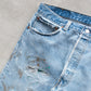 【Re FORT】Levis 501 “Made In USA” 『Crash & Paint』『Size W36』2-③