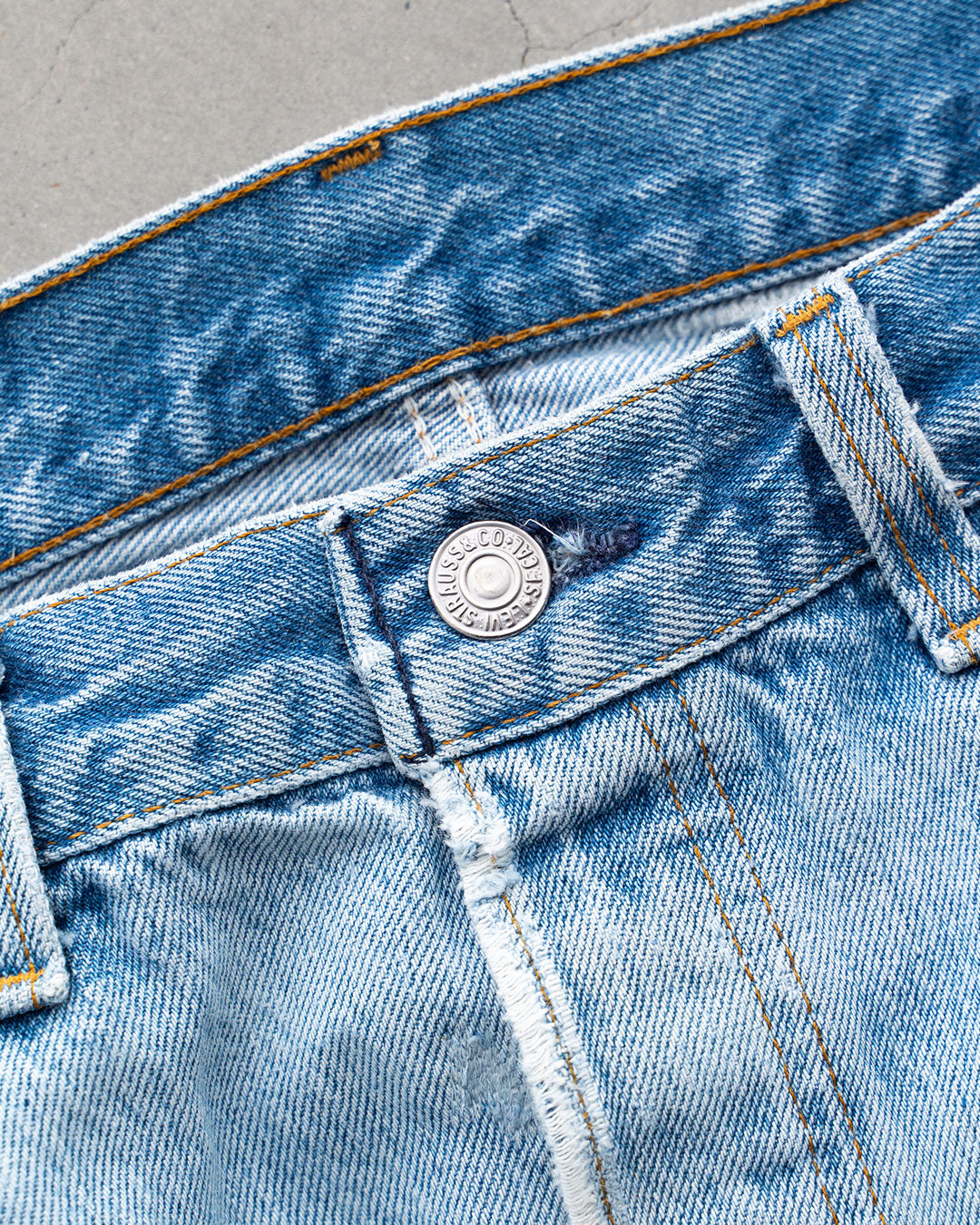 【Re FORT】Levis 501 “Made In USA” 『Crash & Paint』『Size W36』2-③