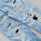 【Re FORT】Levis 501 “Made In USA” 『Crash & Paint』『Size W36』2-③