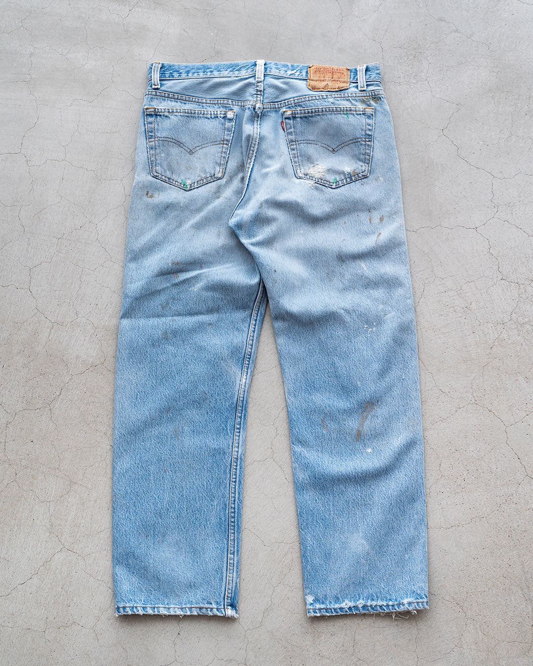 【Re FORT】Levis 501 “Made In USA” 『Crash & Paint』『Size W36』2-③