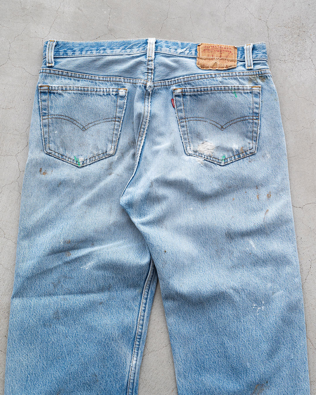 【Re FORT】Levis 501 “Made In USA” 『Crash & Paint』『Size W36』2-③
