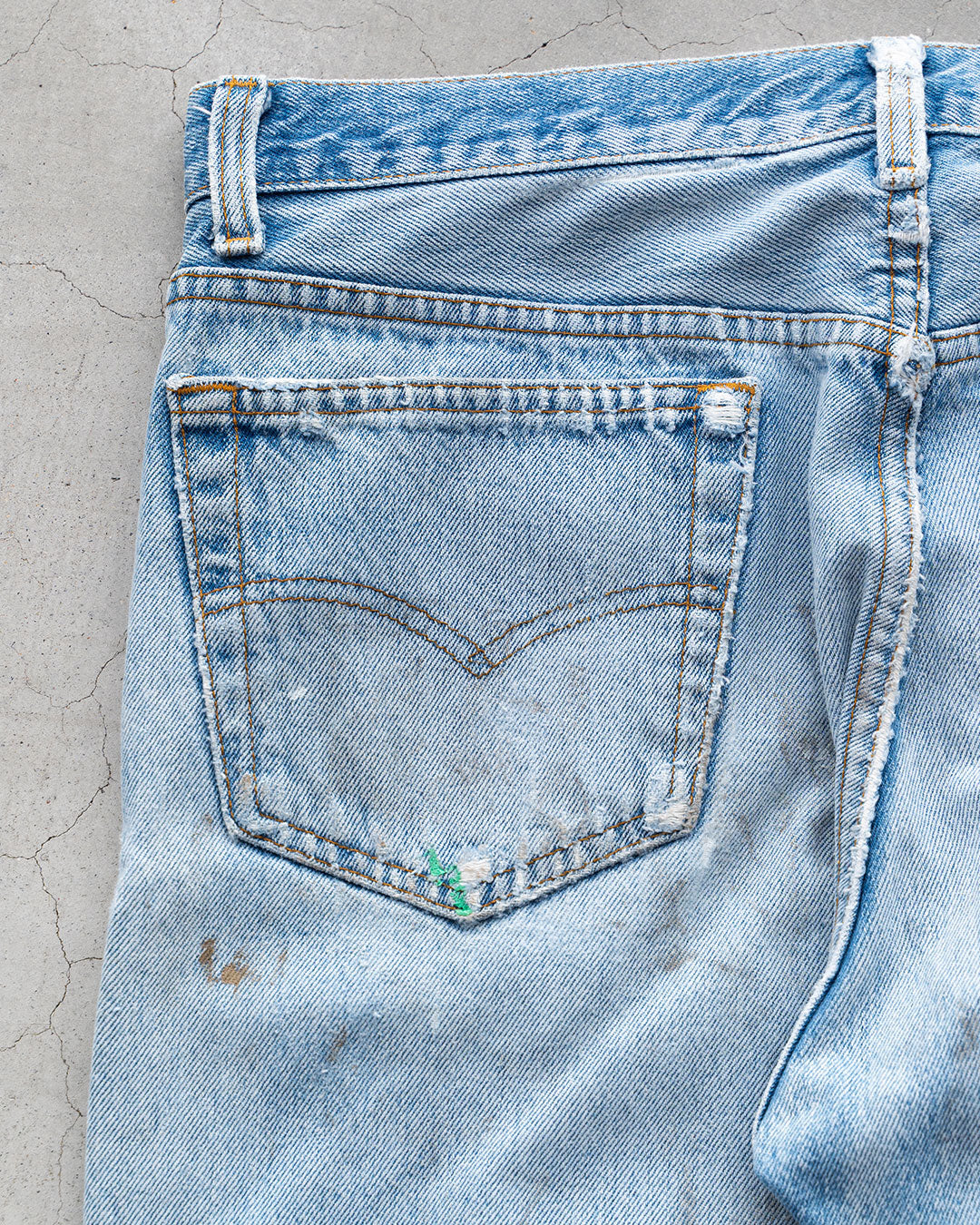 【Re FORT】Levis 501 “Made In USA” 『Crash & Paint』『Size W36』2-③