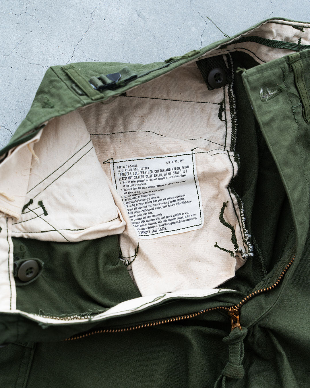 【DEADSTOCK】70s US Army M-65 Field Trousers『Good Size』