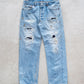 【Re FORT】Levis 501 “Made In USA” 『Crash & Paint』『Size W36』2-⑧