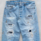 【Re FORT】Levis 501 “Made In USA” 『Crash & Paint』『Size W36』2-⑧