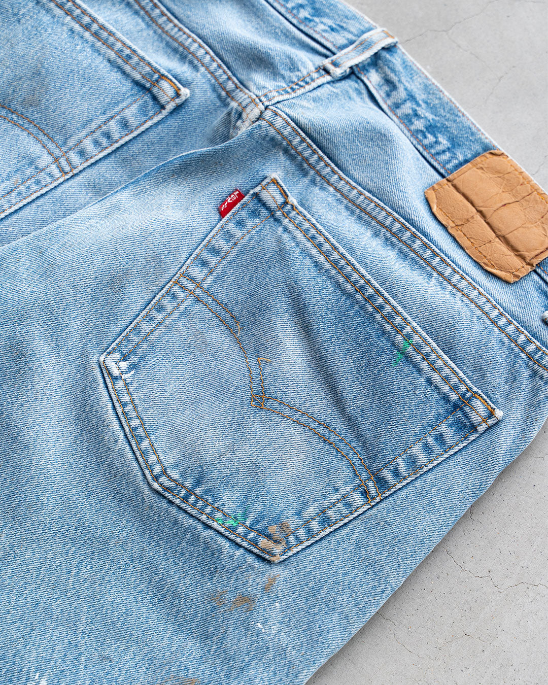 【Re FORT】Levis 501 “Made In USA” 『Crash & Paint』『Size W36』2-⑧