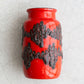 【VINTAGE】60-70s Fat Lava Flower Vase (W.GERMANY)