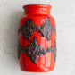 【VINTAGE】60-70s Fat Lava Flower Vase (W.GERMANY)