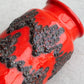 【VINTAGE】60-70s Fat Lava Flower Vase (W.GERMANY)