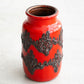 【VINTAGE】60-70s Fat Lava Flower Vase (W.GERMANY)